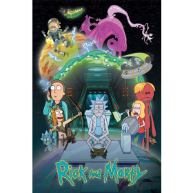 RICK ET MORTY - Toilet Adventure - Poster 61x91cm