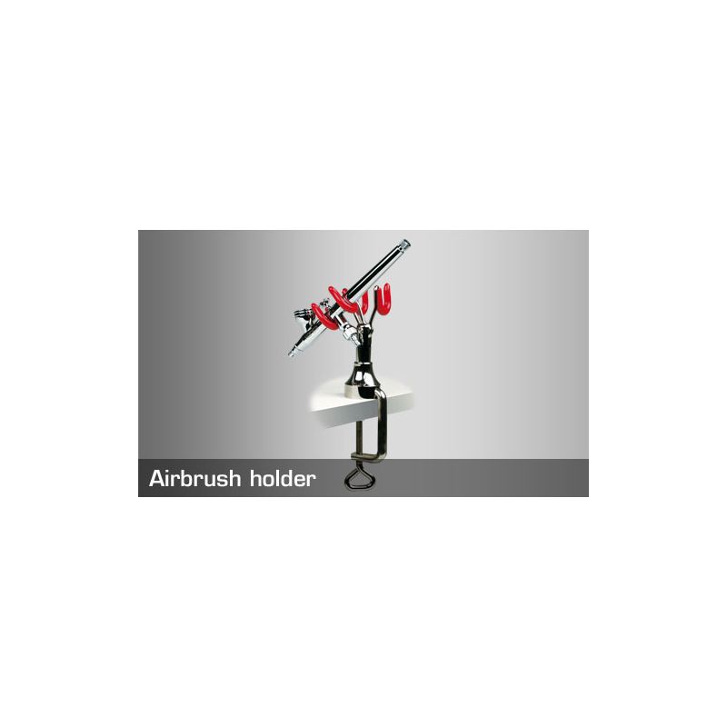 Airbrush Holder Duo for 2 Airbrushes, with Table Bracket Airbrush Holder Duo for 2 Airbrushes, with Table Bracket