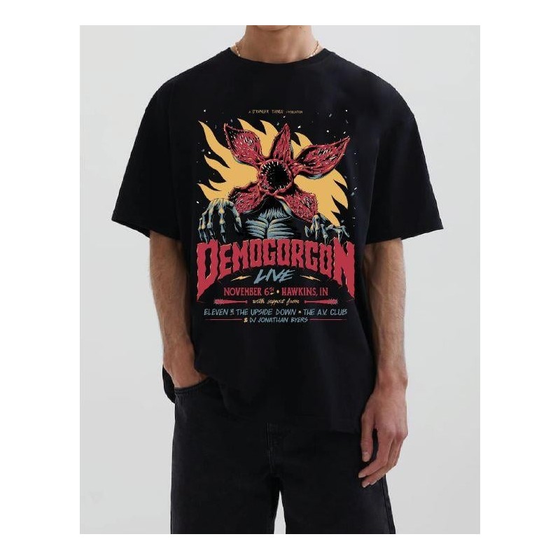 STRANGER THINGS - Demogorgon Live - T-Shirt Homme (XL) STRANGER THINGS - Demogorgon Live - T-Shirt Homme (XL)