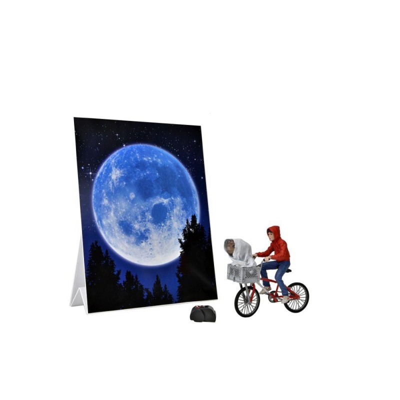 E.T. - Elliot et E.T. en vélo - Figurine 40ème anniversaire 18cm E.T. - Elliot et E.T. en vélo - Figurine 40ème anniversaire 18cm
