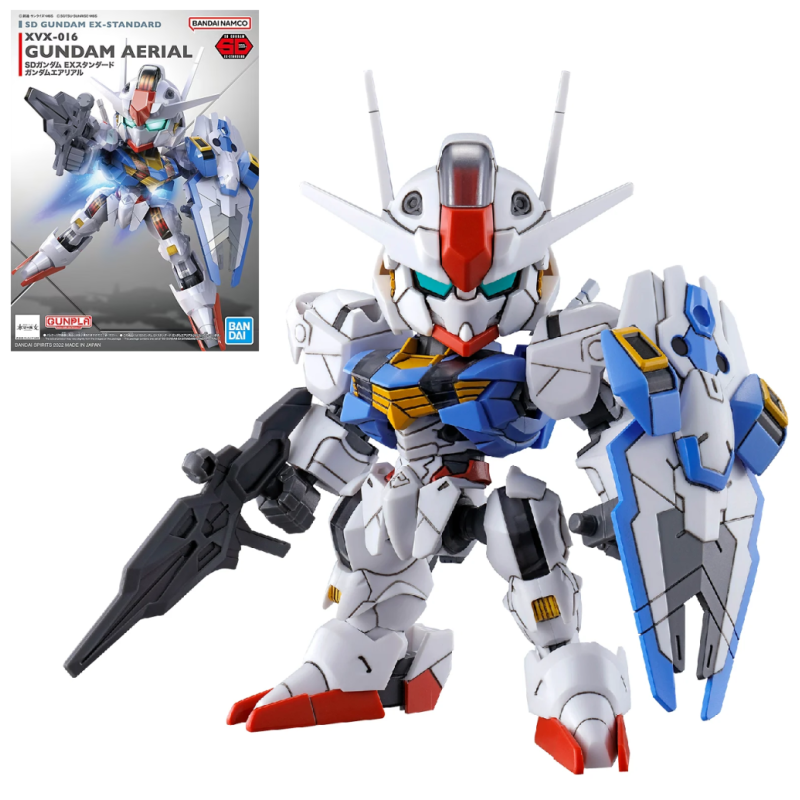 GUNDAM - SD Gundam Ex-Standard Gundam Aerial - Model Kit GUNDAM - SD Gundam Ex-Standard Gundam Aerial - Model Kit