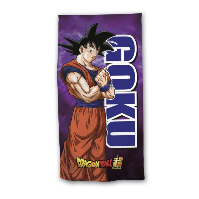 DRAGON BALL SUPER - Goku - Serviette de Plage 100% Polyester 70x140cm DRAGON BALL SUPER - Goku - Serviette de Plage 100% Polyester 70x140cm
