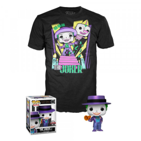BATMAN 89 - POP N° 403 - Joker w/Speaker Metal Effect SE + T-shirt (M)