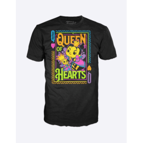 DISNEY - Reine De Coeur - T-Shirt POP Blacklight (M)