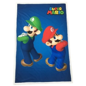 SUPER MARIO - Mario & Luigi - Plaid Premium '100X150cm'