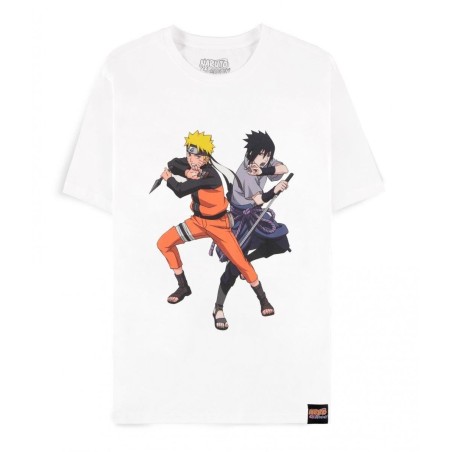 NARUTO SHIPPUDEN - Sasuke & Naruto  - T-Shirt Homme (2XL)