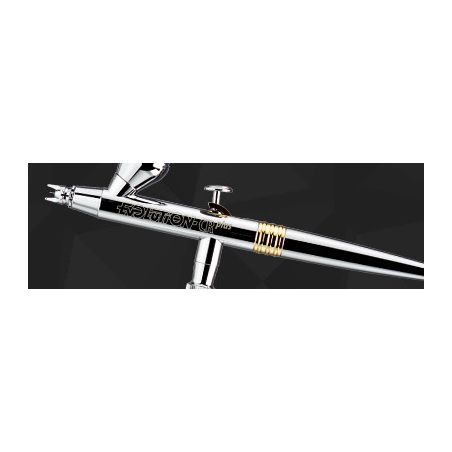 Airbrush Evolution CR Plus 015 Nozzle Set 015 mm Fine Line Cup/Lid 2 ml Triple Coating Chrome Finish Ptfe Seals