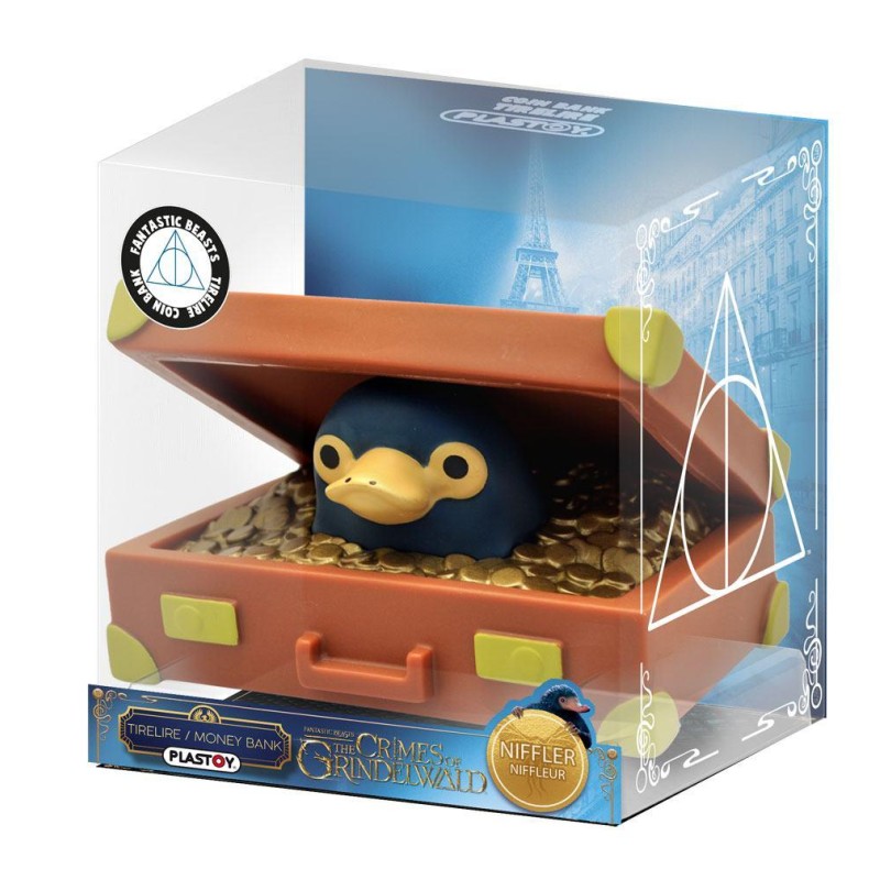 LES ANIMAUX FANTASTIQUES - Valise Niffleur - Tirelire PVC 16cm LES ANIMAUX FANTASTIQUES - Valise Niffleur - Tirelire PVC 16cm