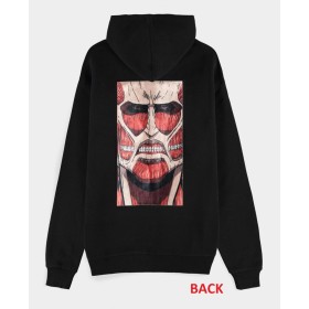 ATTACK ON TITAN - Colossus Titan - Pull à Capuche Zipper Homme (XL)