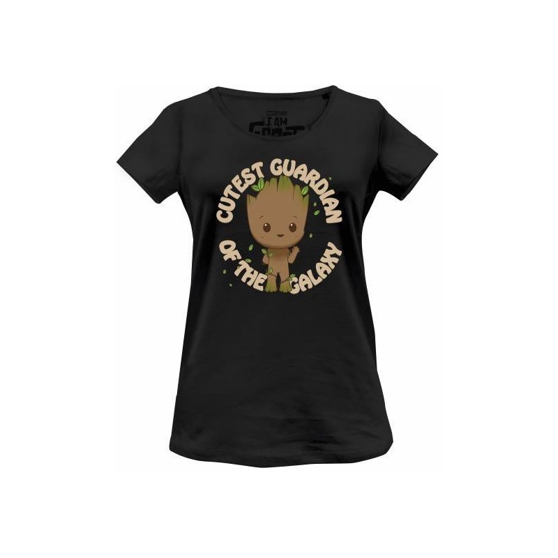 MARVEL - Groot Cutest Guardians Of The Galaxy - T-Shirt Femme (XL) MARVEL - Groot Cutest Guardians Of The Galaxy - T-Shirt Femme (XL)