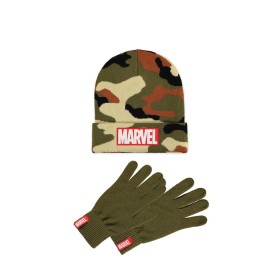 MARVEL - Logo - Gift Set Bonnet & Gants
