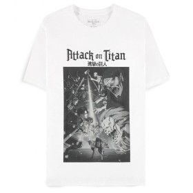 ATTACK ON TITAN - Saison 4 - T-Shirt Homme (2XL)