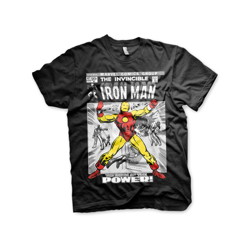 MARVEL - Iron Man Cover - T-Shirt (M) MARVEL - Iron Man Cover - T-Shirt (M)
