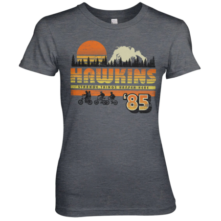 STRANGER THINGS - Hawkins '85 Vintage - T-Shirt Femme (XXL)