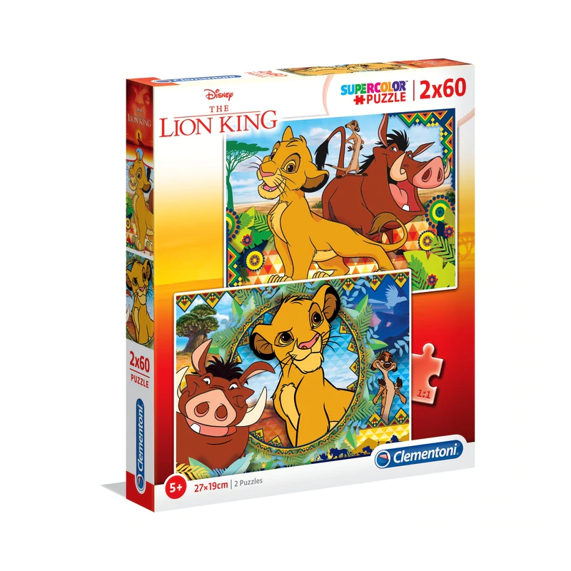 DISNEY - Le Roi Lion - 2 Puzzle 60P