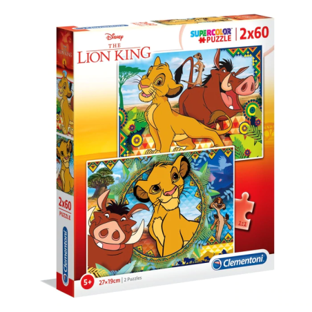 DISNEY - Le Roi Lion - 2 Puzzle 60P
