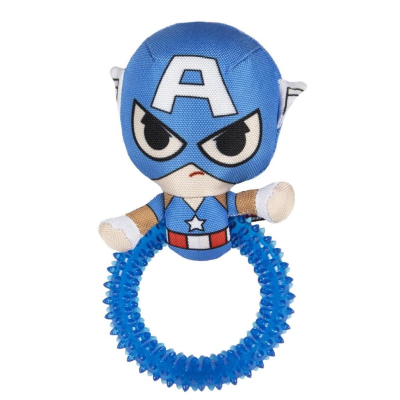 AVENGERS - Captain America - Jouet - Anneau de Dentition pour Chien AVENGERS - Captain America - Jouet - Anneau de Dentition pour Chien
