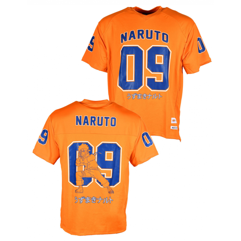 NARUTO - Naruto Uzumaki - T-Shirt Sports US Replica unisex (XXL) NARUTO - Naruto Uzumaki - T-Shirt Sports US Replica unisex (XXL)