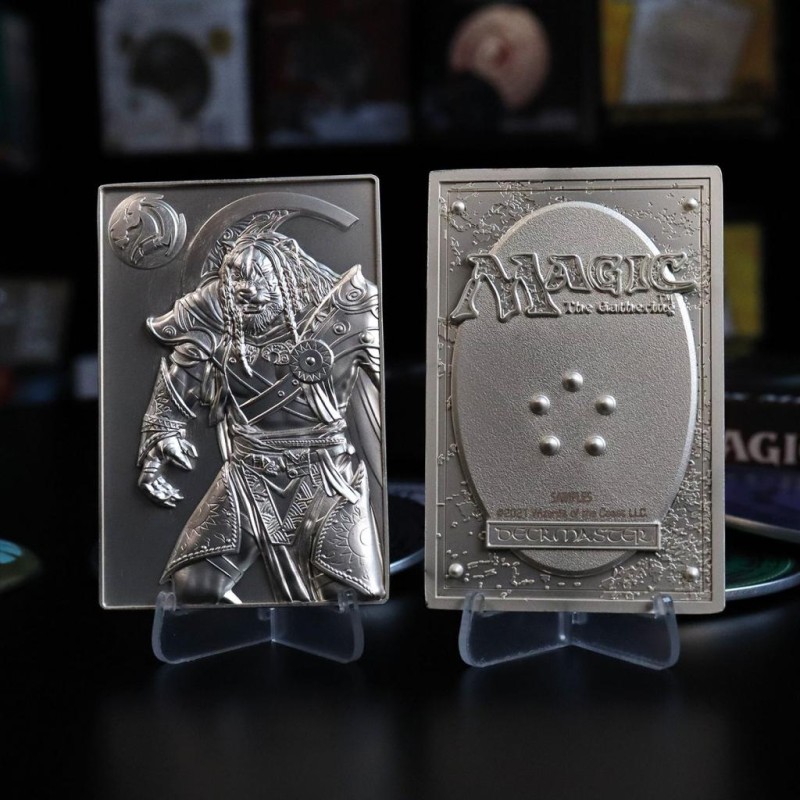MAGIC THE GATHERING - Ajani Goldmane - Carte Collector Plaqué Argent MAGIC THE GATHERING - Ajani Goldmane - Carte Collector Plaqué Argent