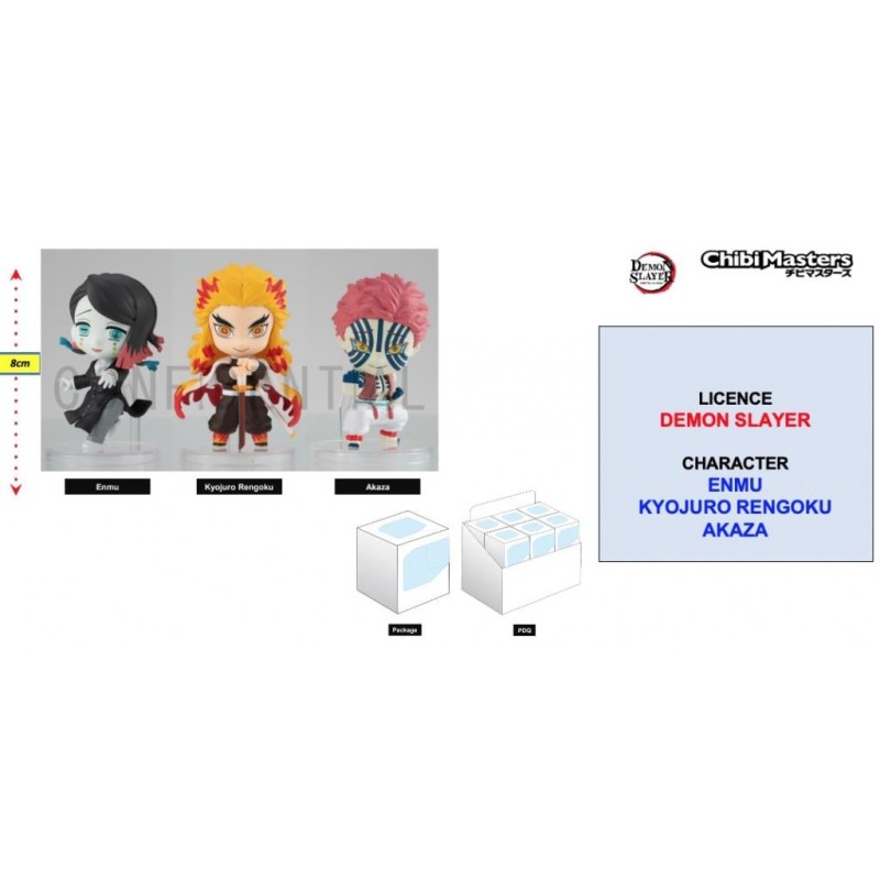 DEMON SLAYER - Figurine ChibiMasters 8cm - Vol 2 'Assortiment 12 pcs' DEMON SLAYER - Figurine ChibiMasters 8cm - Vol 2 'Assortiment 12 pcs'