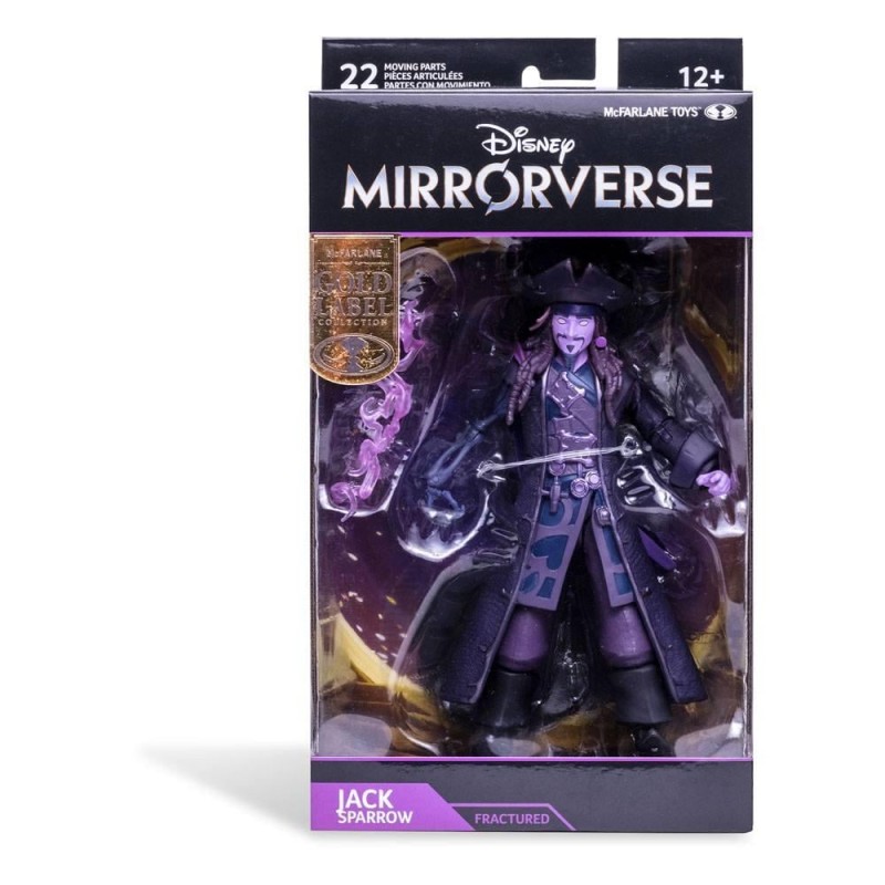 DISNEY MIRRORVERSE -Jack Sparrow "Fractured" -Figurine gold label 18cm DISNEY MIRRORVERSE -Jack Sparrow "Fractured" -Figurine gold label 18cm