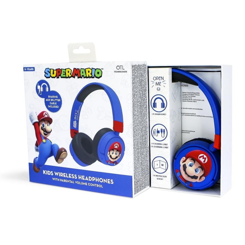 NINTENDO - Junior Wireless Headphone - Super Mario NINTENDO - Junior Wireless Headphone - Super Mario