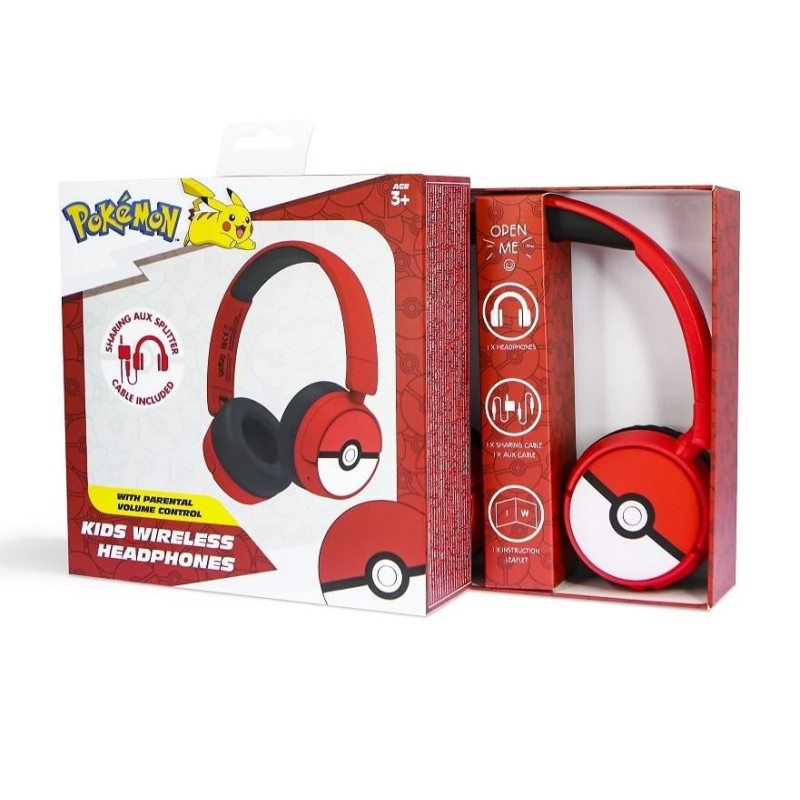 POKEMON - Junior Wireless Headphone - Pokéball POKEMON - Junior Wireless Headphone - Pokéball