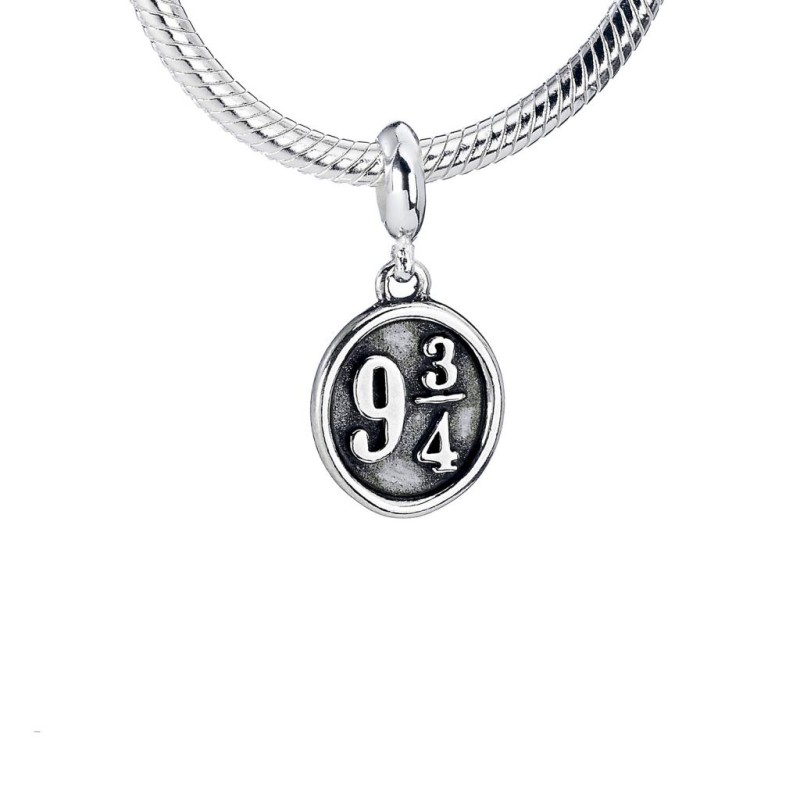HARRY POTTER - Plateforme 9 3/4 - Charme en Argent pour Bracelet HARRY POTTER - Plateforme 9 3/4 - Charme en Argent pour Bracelet
