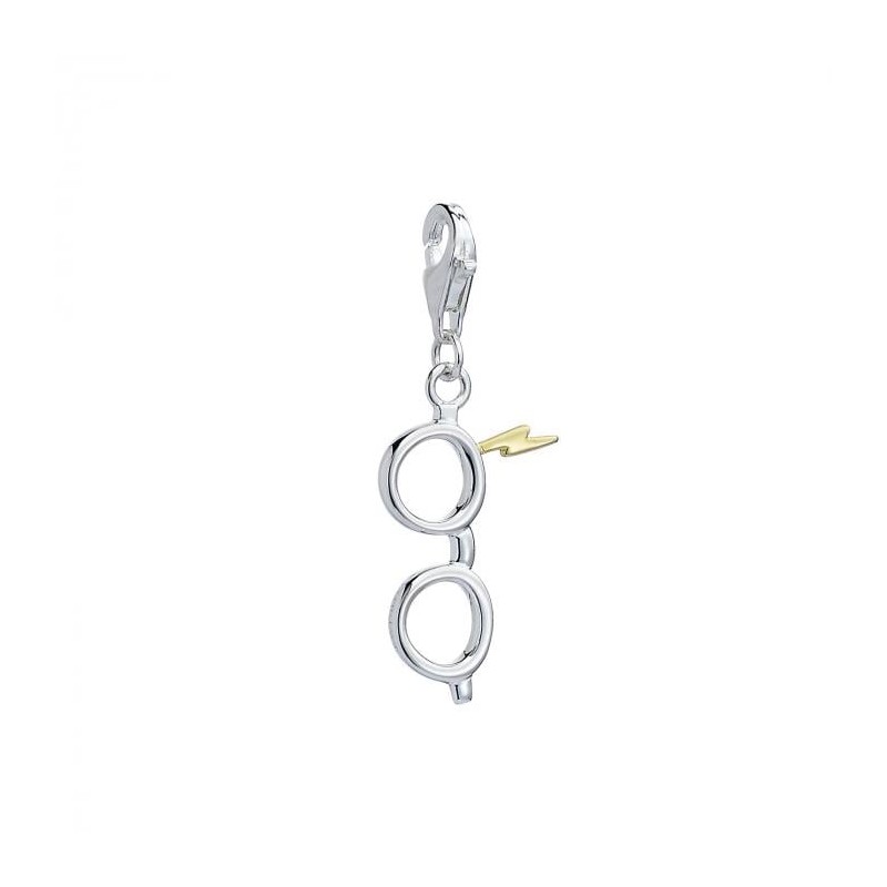 HARRY POTTER - Eclair & Lunettes - Clip Charme pour Bracelet HARRY POTTER - Eclair & Lunettes - Clip Charme pour Bracelet