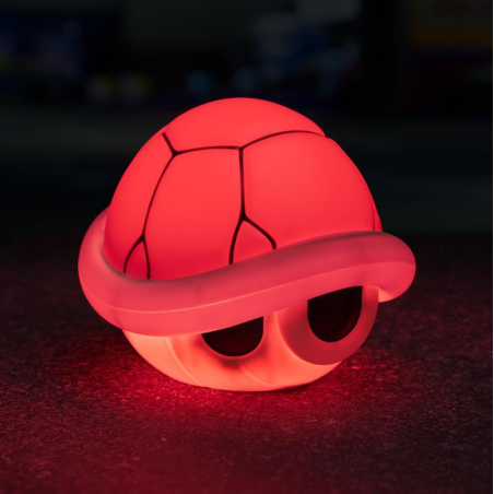 NINTENDO - Carapace rouge - Lampe avec son 12cm