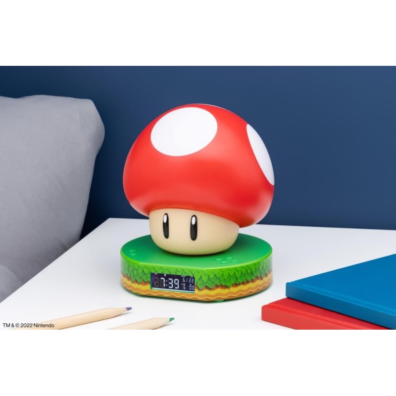 NINTENDO - Super champignon - Réveil 12cm NINTENDO - Super champignon - Réveil 12cm