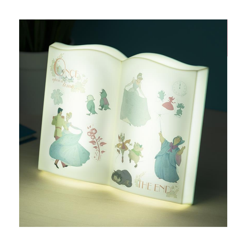 DISNEY - Cendrillon - Veilleuse Livre de contes 15cm DISNEY - Cendrillon - Veilleuse Livre de contes 15cm