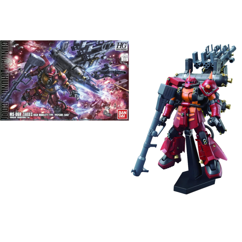 GUNDAM - HGUC 1/144 ZAKU II High Mobility "Psycho Zaku" - Model Kit GUNDAM - HGUC 1/144 ZAKU II High Mobility "Psycho Zaku" - Model Kit