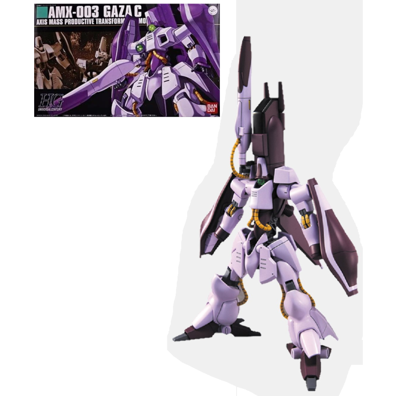 GUNDAM - 1/144 HGUC GAZA C ( Haman Karn's Mobile Suit ) - Model Kit GUNDAM - 1/144 HGUC GAZA C ( Haman Karn's Mobile Suit ) - Model Kit