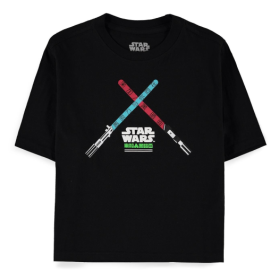 STAR WARS - Darth Maul - T-Shirt Cropped Femme (2XL)