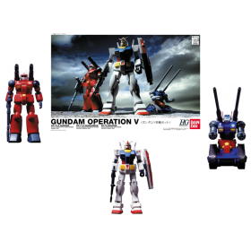 GUNDAM - 1/144 HGUC GUNDAM OPERATION V SET - Model Kit
