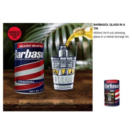 JURASSIC PARK - Barbasol - Verre dans une Boite Métal - 400ml