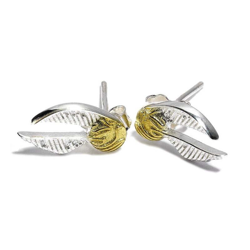 HARRY POTTER - Vif d'Or - Boucle d'Oreilles Argent Massif HARRY POTTER - Vif d'Or - Boucle d'Oreilles Argent Massif