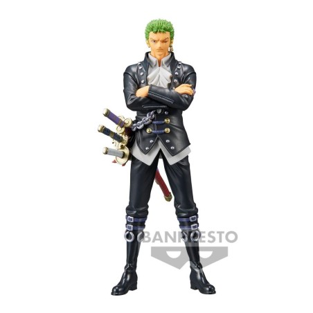 ONE PIECE - Roronoa Zoro - Figurine DXF-The Grandline Men 17cm