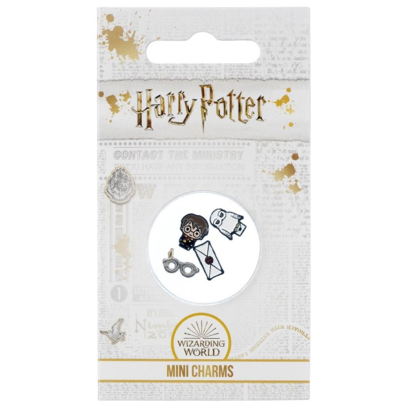 HARRY POTTER - Set de 4 Mini Charmes Collier - Harry HARRY POTTER - Set de 4 Mini Charmes Collier - Harry