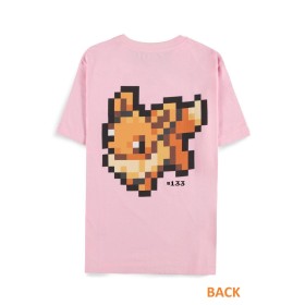 POKEMON - Pixel Evoli - T-Shirt Femme (XL)