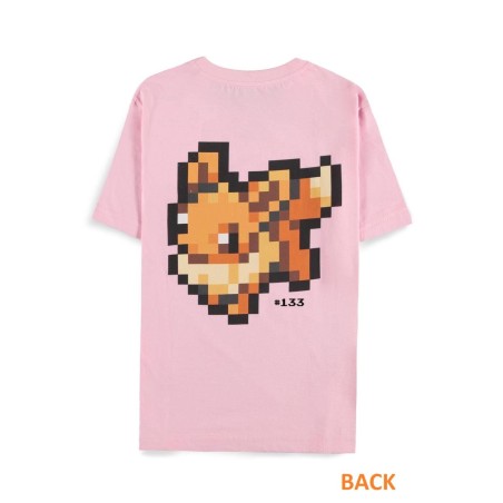 POKEMON - Pixel Evoli - T-Shirt Femme (XL)