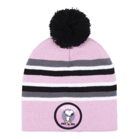 SNOOPY - Bonnet Pompon Jacquard - Enfants
