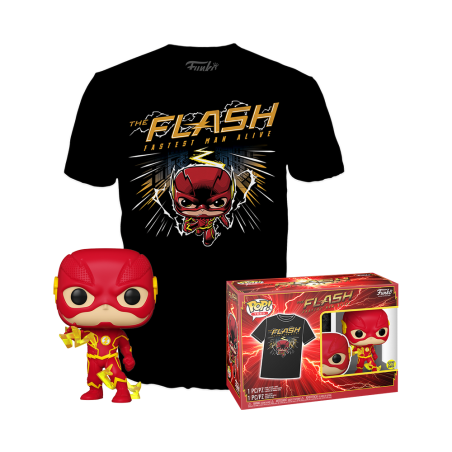 DC COMICS - Booble Head POP N° 1097 - The Flash + T-shirt (XL)