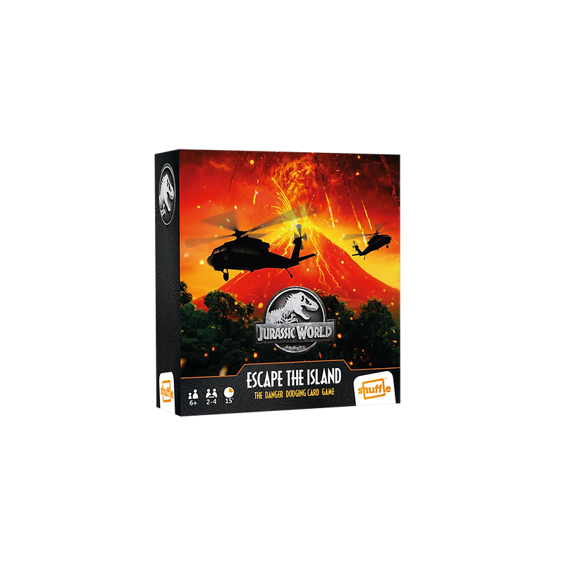 JURASSIC WORLD - Shuffle - Escape Island - Jeu de cartes FR/NL JURASSIC WORLD - Shuffle - Escape Island - Jeu de cartes FR/NL