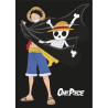 ONE PIECE - Skull - Plaid Polaire 100% Microfibre 100x140cm