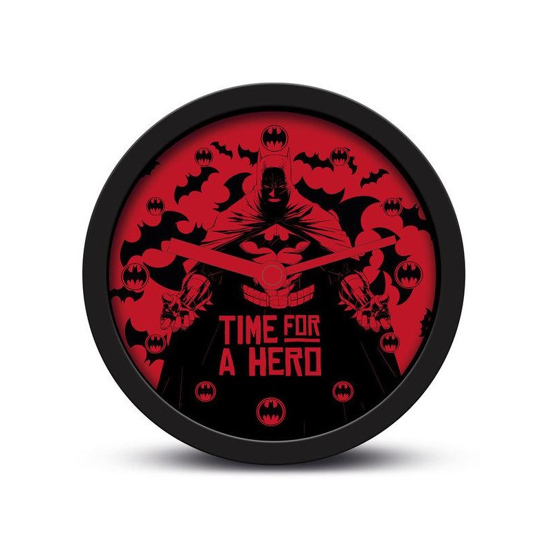 BATMAN - Time For A Hero - Horloge de bureau 16cm BATMAN - Time For A Hero - Horloge de bureau 16cm