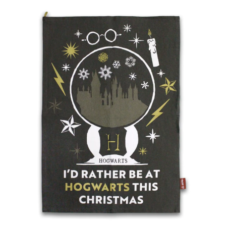 HARRY POTTER - Rather be at Hogwarts - Serviette à Thé