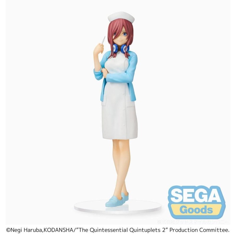 THE QUINTESSENTIAL QUINTUPLETS - Miku Nakano - Statuette 21cm THE QUINTESSENTIAL QUINTUPLETS - Miku Nakano - Statuette 21cm