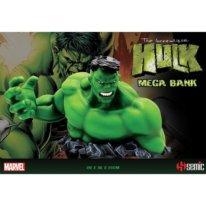 MARVEL - Tirelire - MEGA BANK - Hulk - 20cm MARVEL - Tirelire - MEGA BANK - Hulk - 20cm